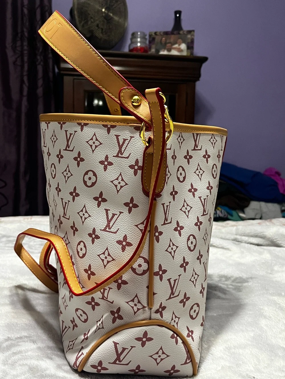 Louis. Vuitton. Delightful White Monogram PM Hobo Shoulder Bag Purse